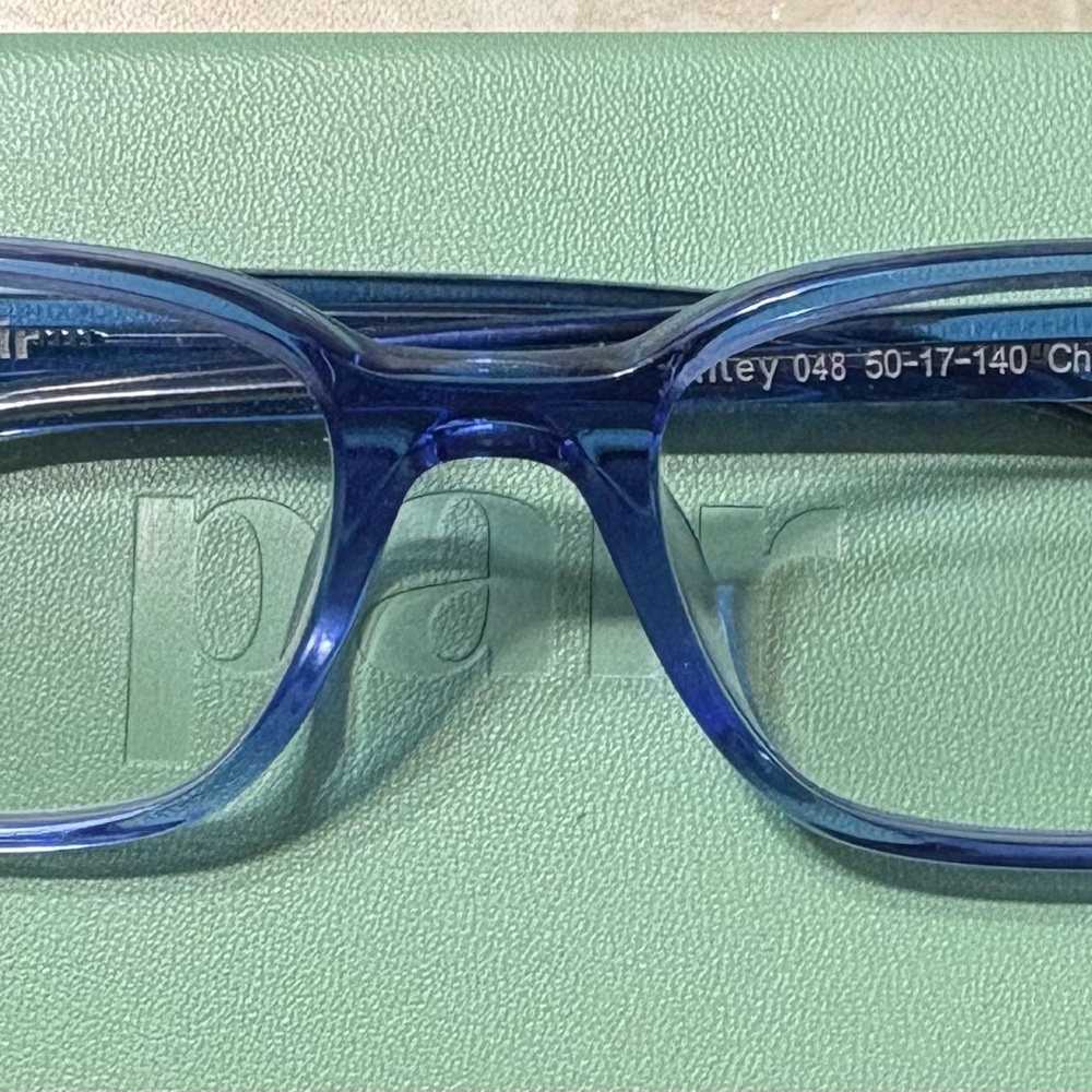 Pair Eyewear New Finley Blue Eyeglasses with magnets